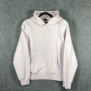 Ninth Hall Fundamentals Light Pink Relaxed Fit Pullover Hoodie Womens Medium